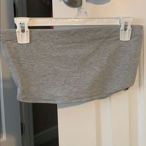 Gray tube top